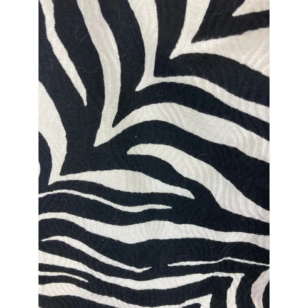 Talbots Zebra Print Pencil Skirt Size 10P